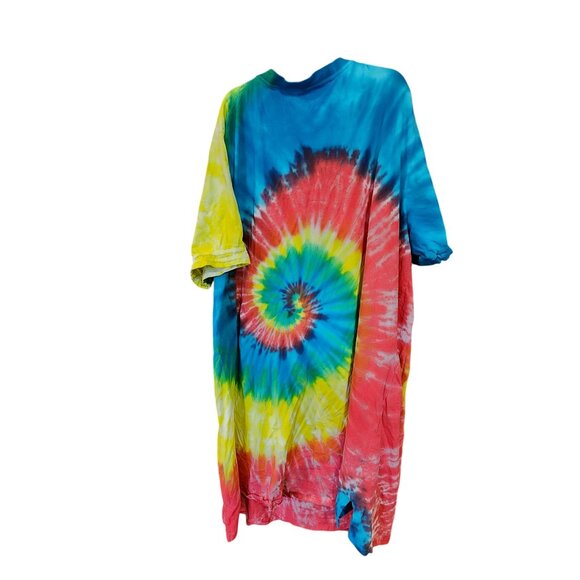 King Size 100% Cotton Tie-Dye Sleep shirt Short Sleeve 3XL - Picture 2 of 3